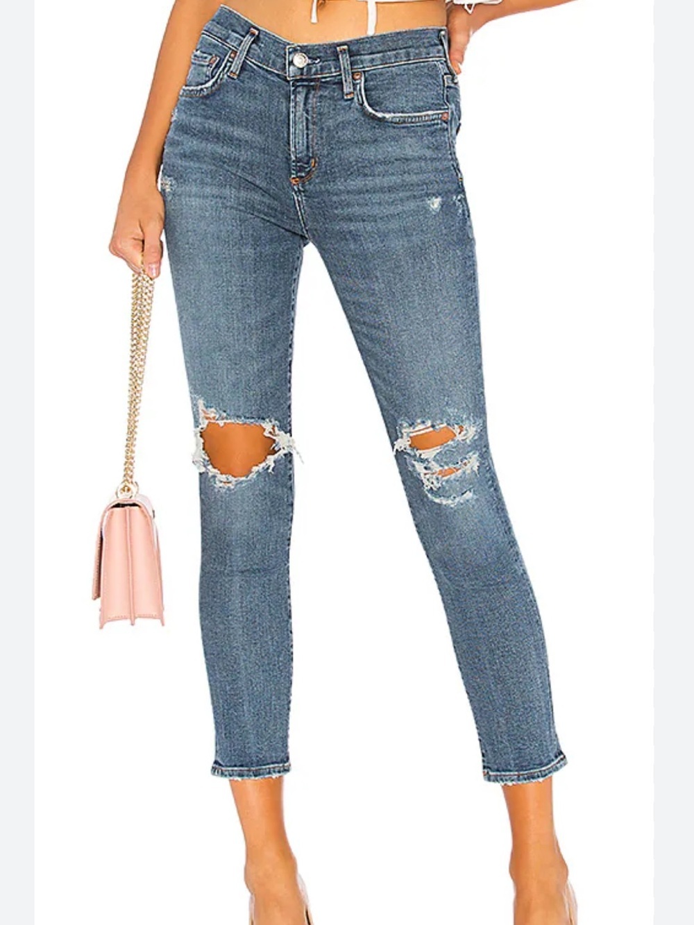 Agolde Sophie crop jeans